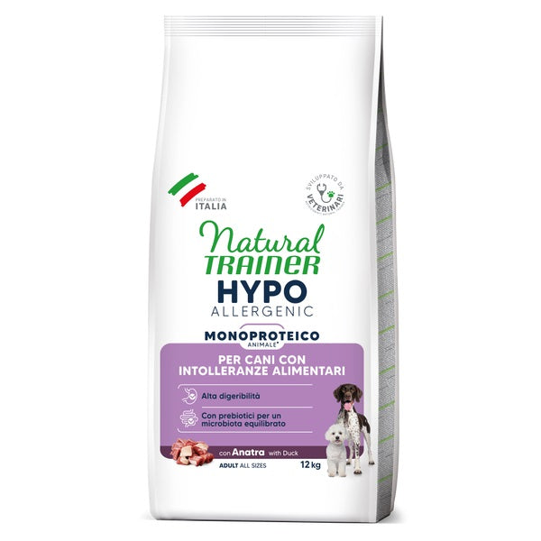 TRAINER CANE NATURAL HYPO ALLERGENIC ADULTO ALL BREEDS ANATRA 12 KG