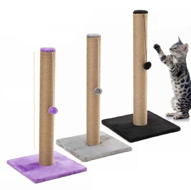 LEO PET GATTO TIRAGRAFFI "ORLANDO" 40x40x80 CM NERO