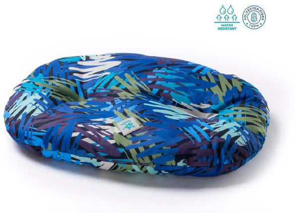 LEO PET CUSCINO OVALE "NETTUNO OXFORD BLUE OCEAN" 65x45 CM