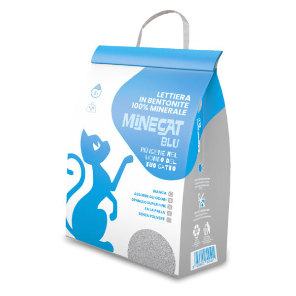 MINECAT GATTO LETTIERA BLU 5 LT NEUTRA