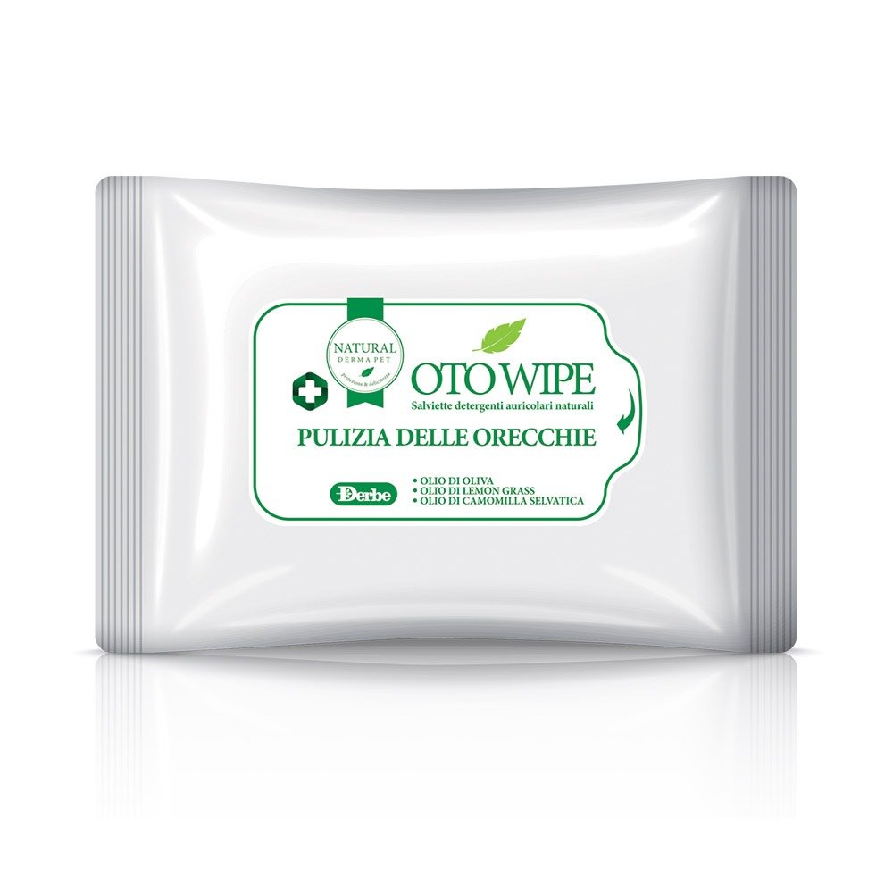 NATURAL DERMA PET SALVIETTE DETERGENTI "OTO WIPE" CF. (24 PZ)