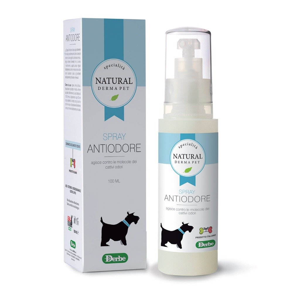 NATURAL DERMA PET CANE SPRAY ANTIODORE 100 ML