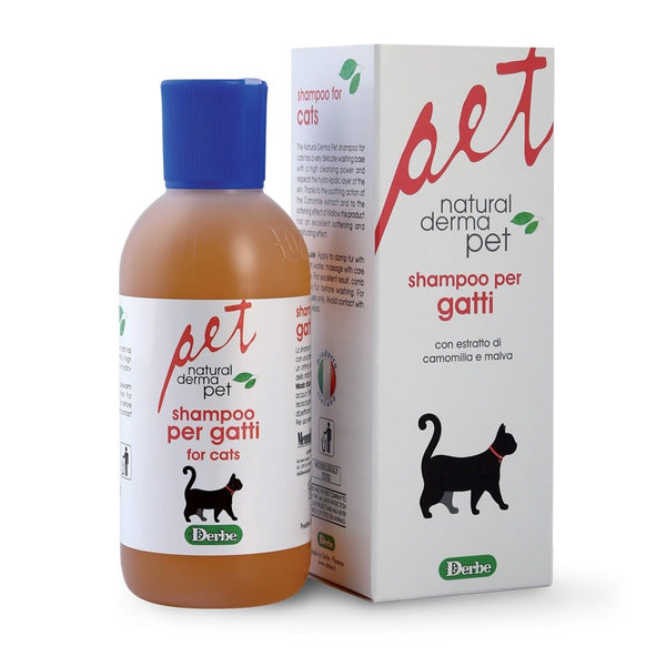 NATURAL DERMA PET GATTO SHAMPOO CON ESTRATTO DI CAMOMILLA & MALVA 200 ML