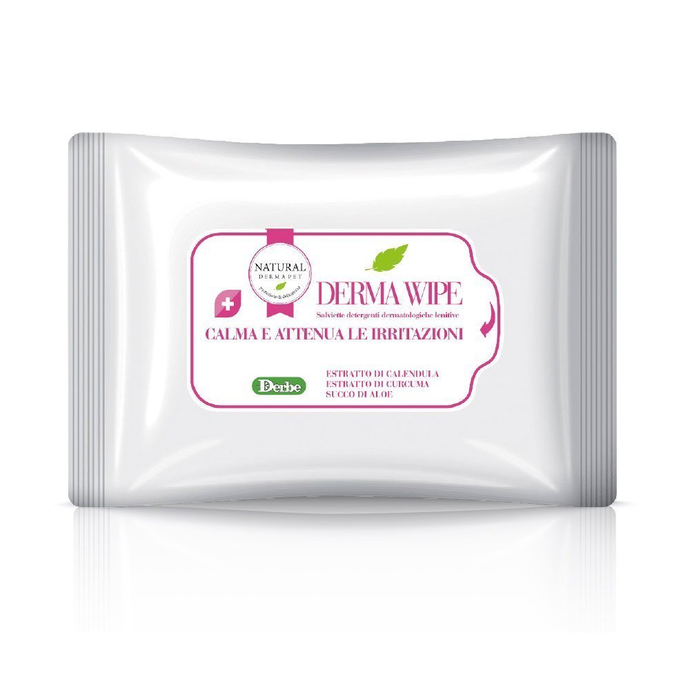 NATURAL DERMA PET SALVIETTE DETERGENTI "DERMA WIPE" CF. (24 PZ)