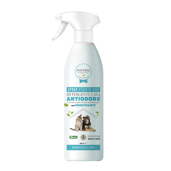 NATURAL DERMA PET SPRAY DETERGENTE IGIENIZZANTE CASA 500 ML ANTIODORE