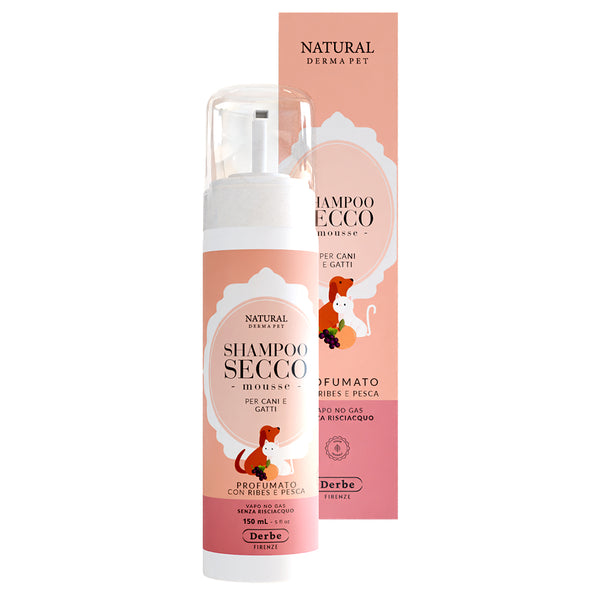 NATURAL DERMA PET SHAMPOO SECCO PROFUMATO RIBES & PESCA 150 ML
