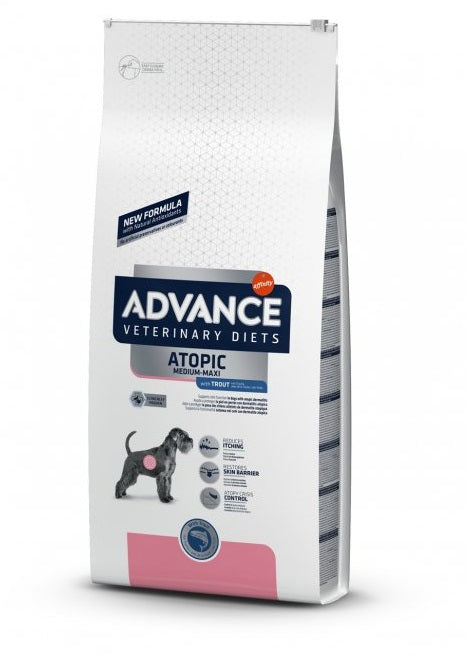 ADVANCE CANE DIET ATOPIC MEDIUM&MAXI TROTA 12 KG