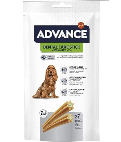 ADVANCE CANE SNACK DENTAL CARE MEDIUM&MAXI 180 GR