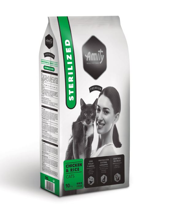 AMITY GATTO PREMIUM ADULTO STERILIZZATO POLLO 2 KG