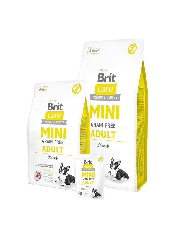 BRIT CARE CANE MINI GRAIN FREE ADULT LAMB 2 KG