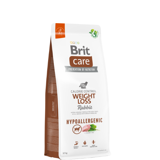 BRIT CARE CANE HYPOALLERGENIC ADULT WEIGHT LOSS RABBIT 12 KG