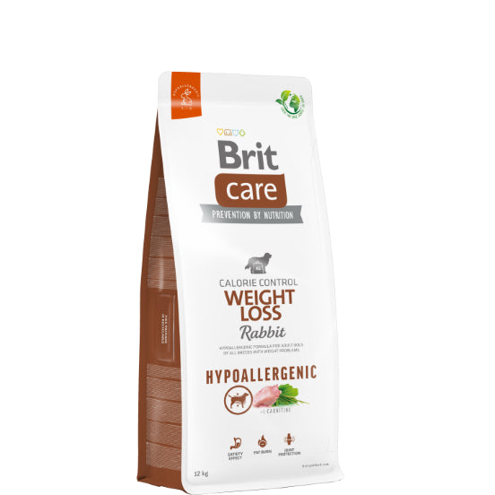 BRIT CARE CANE HYPOALLERGENIC ADULT WEIGHT LOSS RABBIT 12 KG