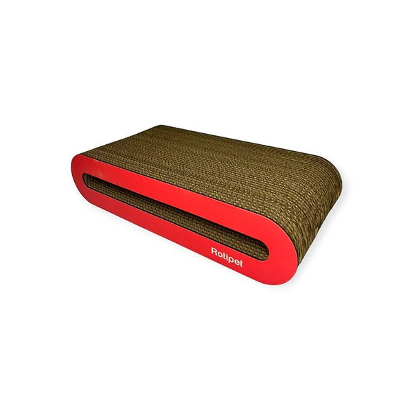 ROTIPET GATTO TIRAGRAFFI "LOOPY" 44x21x10 CM ROSSO