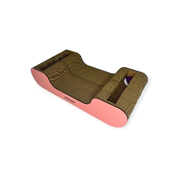 ROTIPET GATTO TIRAGRAFFI "CRAZY" 44x21x9 CM COTTON PINK