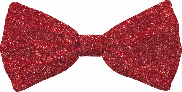 FLAMINGO XMAS CANE PAPILLON GLITTER ROSSO TG. "L" 15,5x8x2 CM