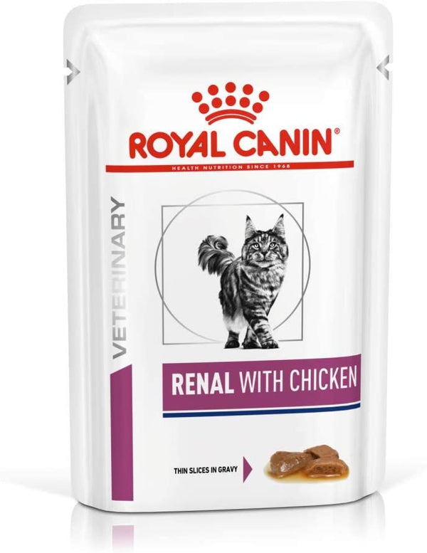 ROYAL CANIN GATTO RENAL POLLO BUSTA IN SALSA CF. (12x85) GR