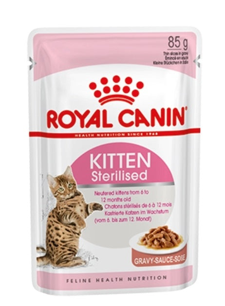 ROYAL CANIN GATTO KITTEN STERILIZED BUSTA IN SALSA 85 GR