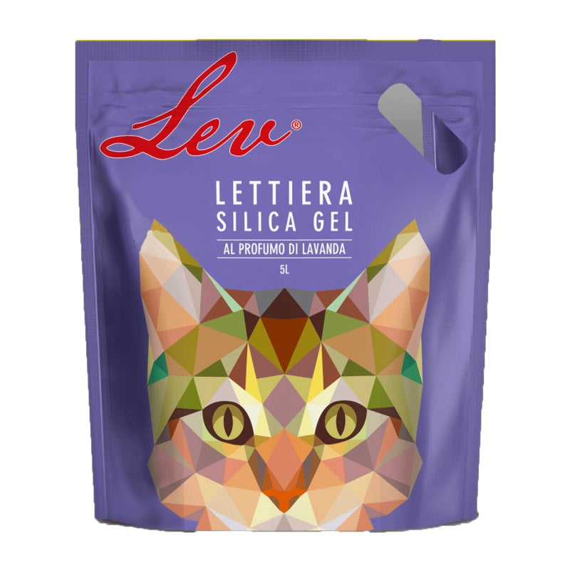 LEV LETTIERA SILICA GEL 5 LT LAVANDA