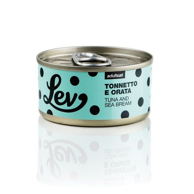 LEV GATTO LATTINA IN ACQUA DI COTTURA ADULTO TONNETTO & ORATA 70 GR