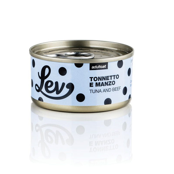 LEV GATTO LATTINA IN ACQUA DI COTTURA ADULTO TONNETTO & MANZO 70 GR