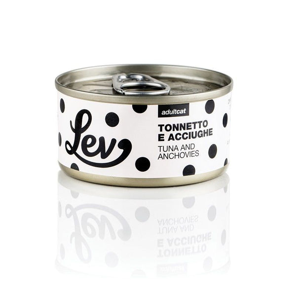 LEV GATTO LATTINA IN ACQUA DI COTTURA ADULTO TONNETTO & ACCIUGHE 70 GR