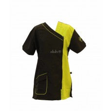 CASACCA TOELETTATORE BICOLOR NERA&VERDE TAGLIA S