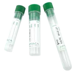 PROVETTA APTACA 2,5 ml K3-EDTA 50 pz TAPPO VERDE
