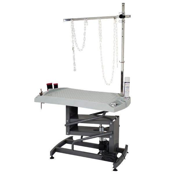 AGC CREATION TAVOLO DA TOELETTATURA "EVOLUTECH 100" REGOLABILE CON TELAIO ELETTRICO GRIGIO GRANITO