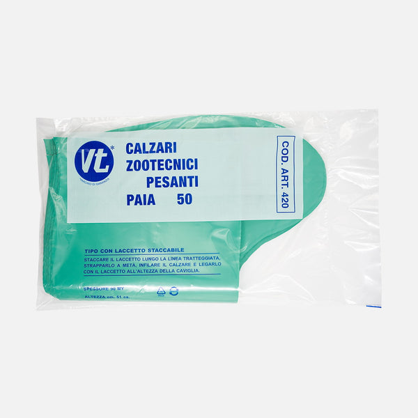 CALZARI ZOOTECNICI PESANTI 90 MY VERDI confezione da 50 paia