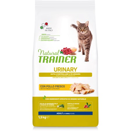 TRAINER GATTO SPECIALTY NUTRITION - TRATTO URINARIO - POLLO FRESCO 1,5 KG
