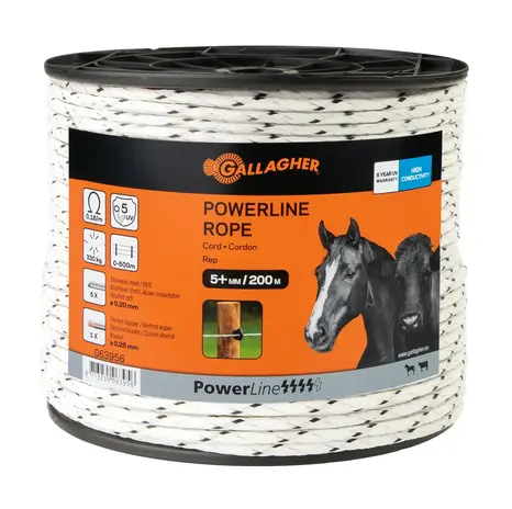 CORDA POWERLINE ECO BIANCA bobina 200mt