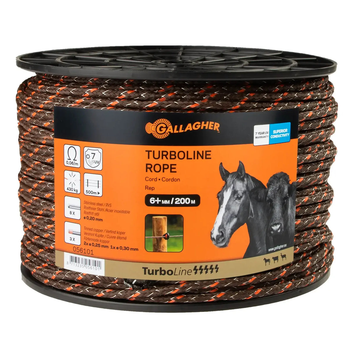 CORDA TURBOLINE BRIDE TERRA Bobina 200mt 8+3 conduttori