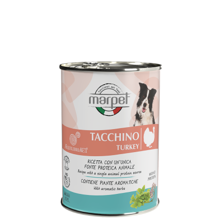 MARPET CANE ADULTO TACCHINO LATTINA 400 GR