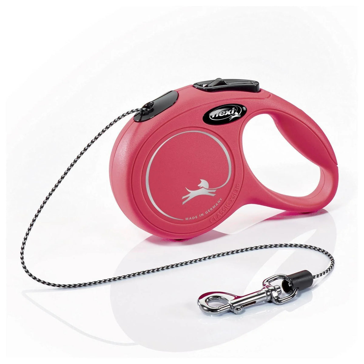 FLEXI GUINZAGLIO CLASSIC CORDA "XS" 3 MT ROSA