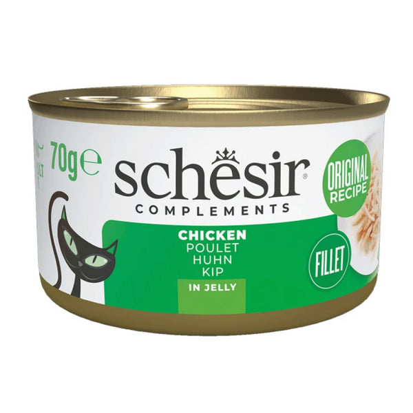 SCHESIR GATTO LATTINA IN JELLY ADULTO FILETTI DI POLLO 70 GR